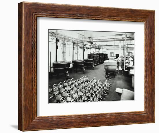 The Kitchen at Banstead Hospital, Sutton, Surrey, 1938-null-Framed Photographic Print