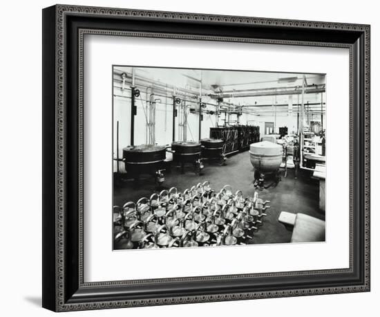 The Kitchen at Banstead Hospital, Sutton, Surrey, 1938-null-Framed Photographic Print