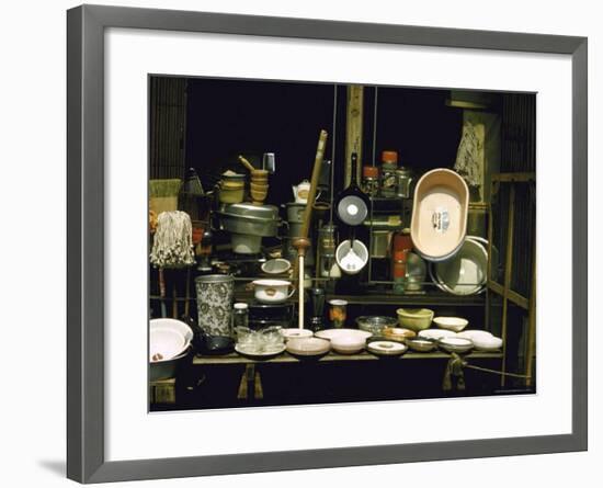 The Kitchen Classics from a Pictorial Essay on Street Displays-Walker Evans-Framed Photographic Print