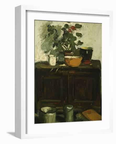 The Kitchen Dresser, Larkhall-George Leslie Hunter-Framed Giclee Print