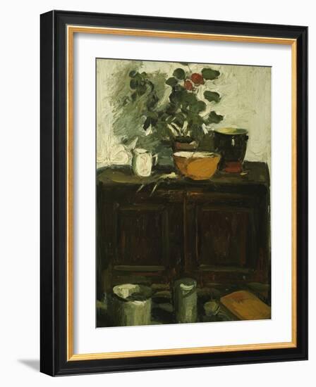 The Kitchen Dresser, Larkhall-George Leslie Hunter-Framed Giclee Print