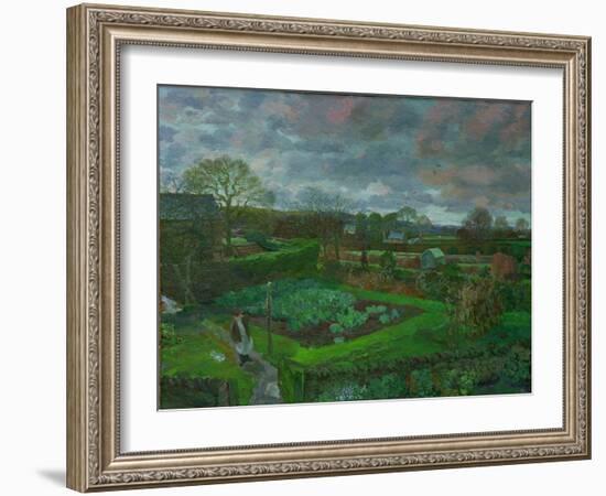 The Kitchen Garden in Autumn, 1947-Stephen Harris-Framed Giclee Print