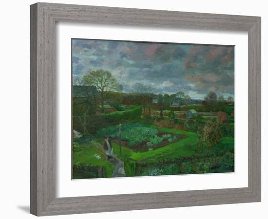 The Kitchen Garden in Autumn, 1947-Stephen Harris-Framed Giclee Print