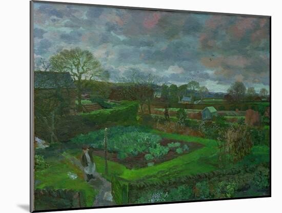 The Kitchen Garden in Autumn, 1947-Stephen Harris-Mounted Giclee Print