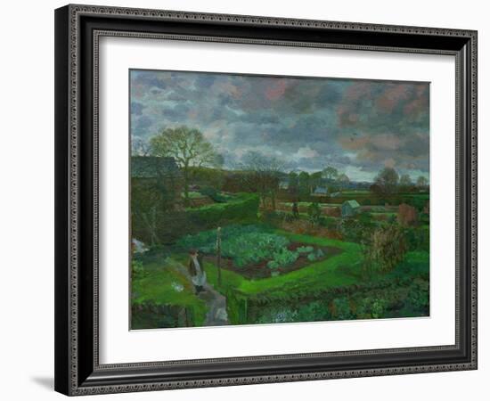 The Kitchen Garden in Autumn, 1947-Stephen Harris-Framed Giclee Print