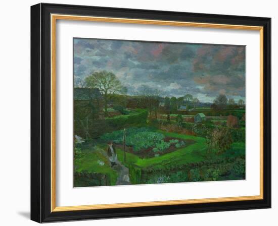 The Kitchen Garden in Autumn, 1947-Stephen Harris-Framed Giclee Print