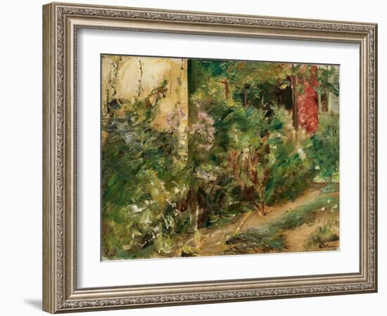 The Kitchen Garden in Wannsee to the Northeast, C.1920 (Oil on Canvas)-Max Liebermann-Framed Giclee Print