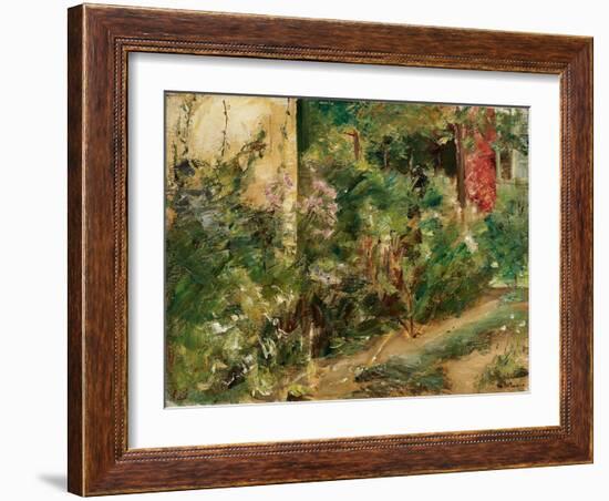 The Kitchen Garden in Wannsee to the Northeast, C.1920 (Oil on Canvas)-Max Liebermann-Framed Giclee Print