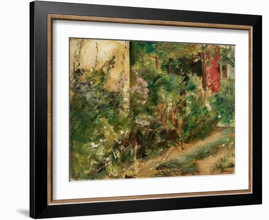 The Kitchen Garden in Wannsee to the Northeast, C.1920 (Oil on Canvas)-Max Liebermann-Framed Giclee Print