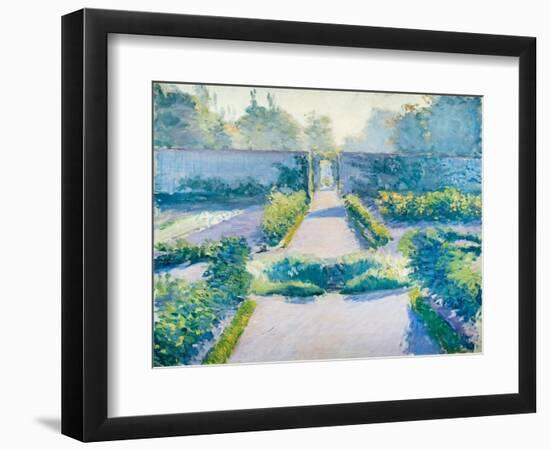 The Kitchen Garden, Yerres, C. 1875-1877 (Oil on Canvas)-Gustave Caillebotte-Framed Giclee Print