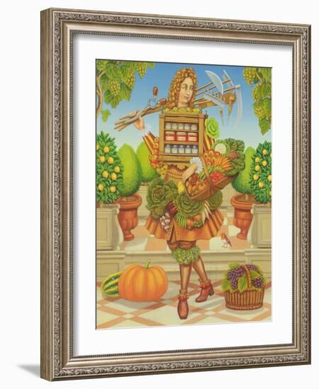 The Kitchen Gardener, 2001-Frances Broomfield-Framed Giclee Print