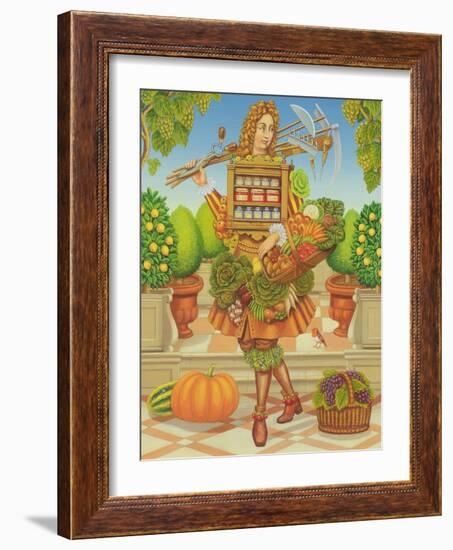 The Kitchen Gardener, 2001-Frances Broomfield-Framed Giclee Print