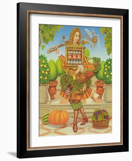 The Kitchen Gardener, 2001-Frances Broomfield-Framed Giclee Print