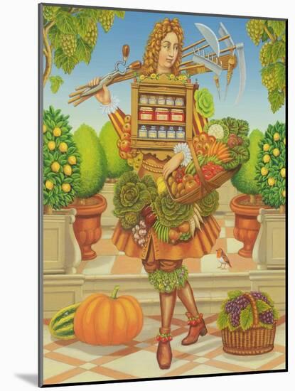 The Kitchen Gardener, 2001-Frances Broomfield-Mounted Giclee Print