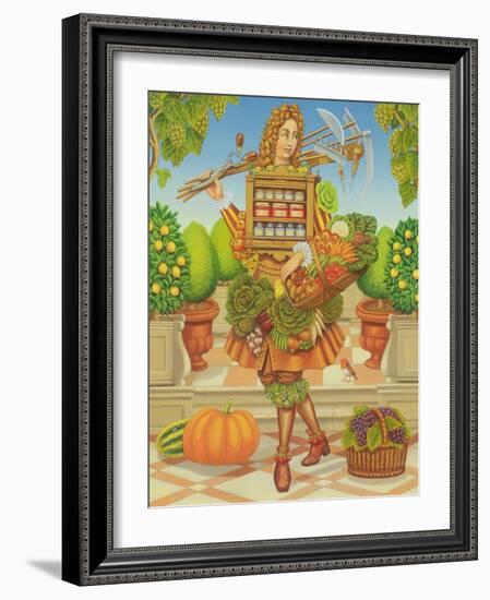 The Kitchen Gardener, 2001-Frances Broomfield-Framed Giclee Print