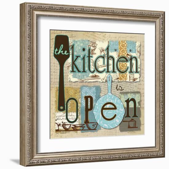 The Kitchen is Open-Carol Robinson-Framed Art Print