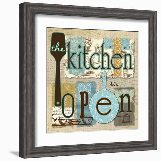 The Kitchen is Open-Carol Robinson-Framed Art Print