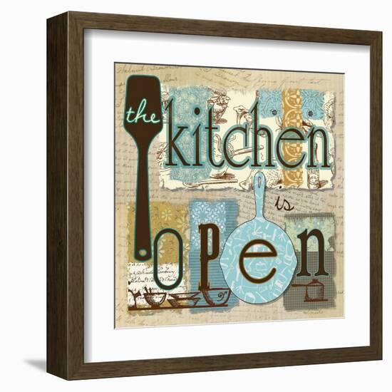 The Kitchen is Open-Carol Robinson-Framed Art Print