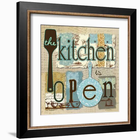 The Kitchen is Open-Carol Robinson-Framed Art Print