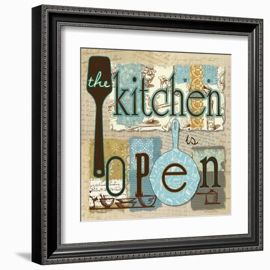 The Kitchen is Open-Carol Robinson-Framed Art Print