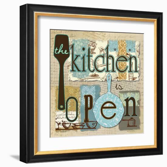 The Kitchen is Open-Carol Robinson-Framed Art Print