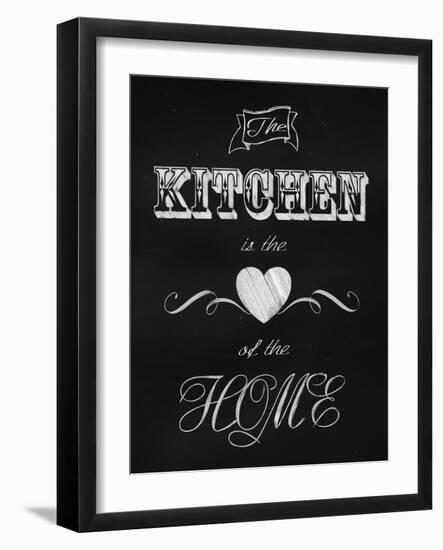 The Kitchen Is the Heart-Tina Lavoie-Framed Giclee Print