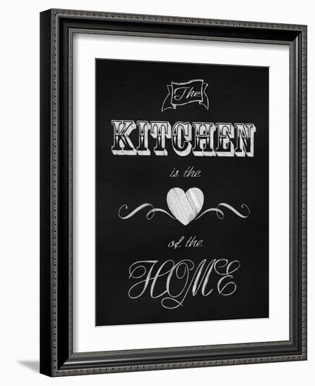 The Kitchen Is the Heart-Tina Lavoie-Framed Giclee Print