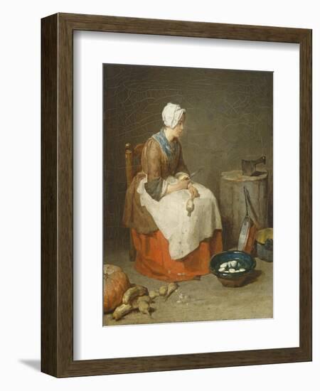 The Kitchen Maid, 1738-Jean-Baptiste Simeon Chardin-Framed Giclee Print