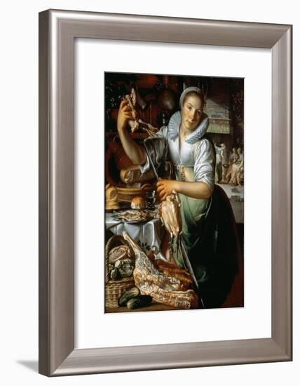 The Kitchen Maid circa 1620-25-Joachim Wtewael Or Utewael-Framed Giclee Print
