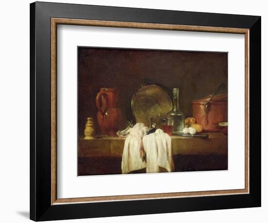 The Kitchen Table-Jean-Baptiste Simeon Chardin-Framed Giclee Print