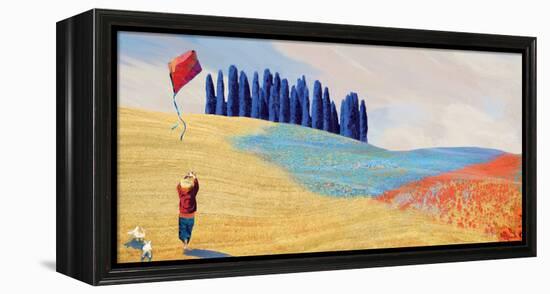 The Kite Runners-Nancy Tillman-Framed Stretched Canvas