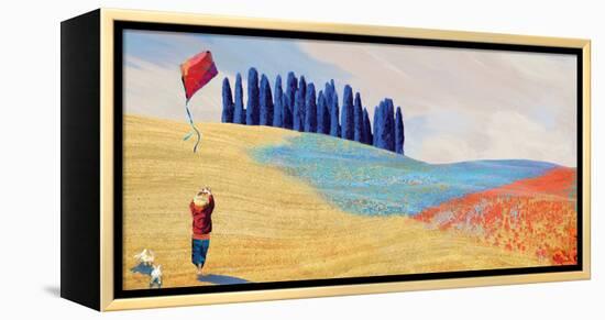 The Kite Runners-Nancy Tillman-Framed Stretched Canvas