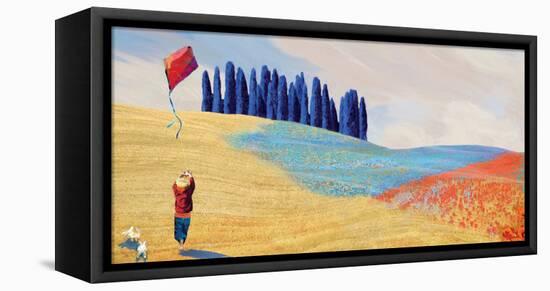 The Kite Runners-Nancy Tillman-Framed Stretched Canvas