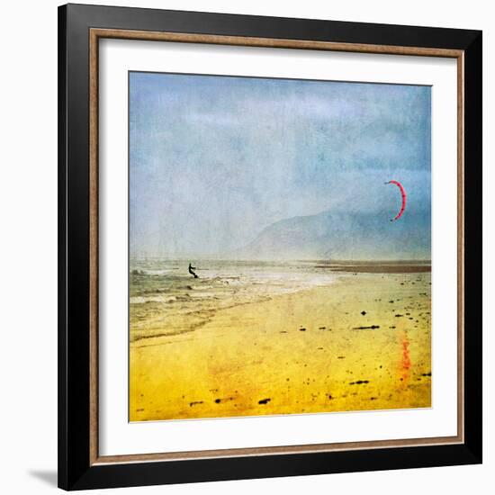 The Kite Surfer-Pete Kelly-Framed Giclee Print