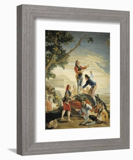 The Kite-Francisco de Goya-Framed Art Print