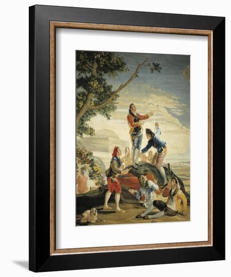 The Kite-Francisco de Goya-Framed Art Print