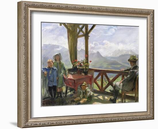 The Klobenstein, 1910-Lovis Corinth-Framed Giclee Print