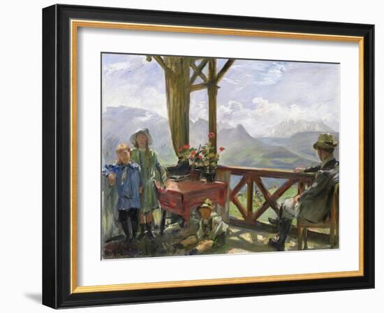 The Klobenstein, 1910-Lovis Corinth-Framed Giclee Print