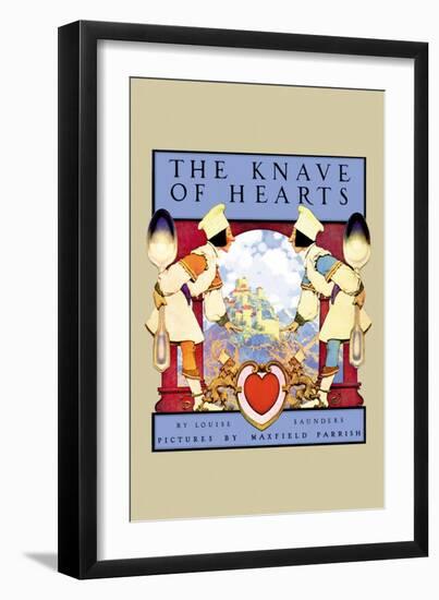 The Knave of Hearts-Maxfield Parrish-Framed Premium Giclee Print