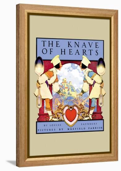 The Knave of Hearts-Maxfield Parrish-Framed Stretched Canvas