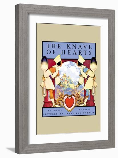 The Knave of Hearts-Maxfield Parrish-Framed Art Print