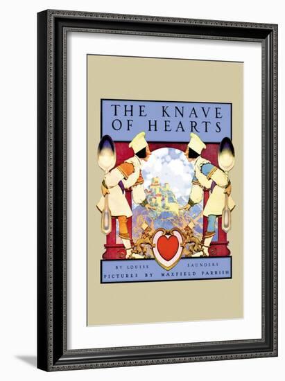 The Knave of Hearts-Maxfield Parrish-Framed Art Print