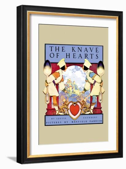 The Knave of Hearts-Maxfield Parrish-Framed Art Print