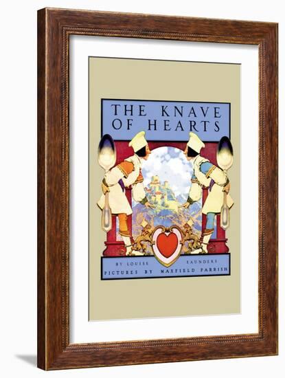 The Knave of Hearts-Maxfield Parrish-Framed Art Print