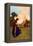 The Knave Watching Violetta Depart-Maxfield Parrish-Framed Stretched Canvas