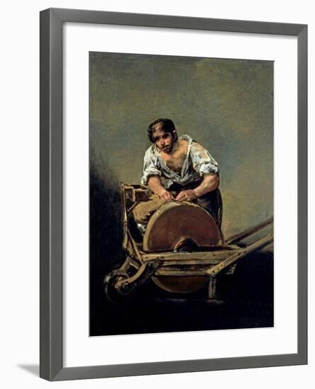 The Knife-Grinder, 1808-12-Francisco de Goya-Framed Giclee Print