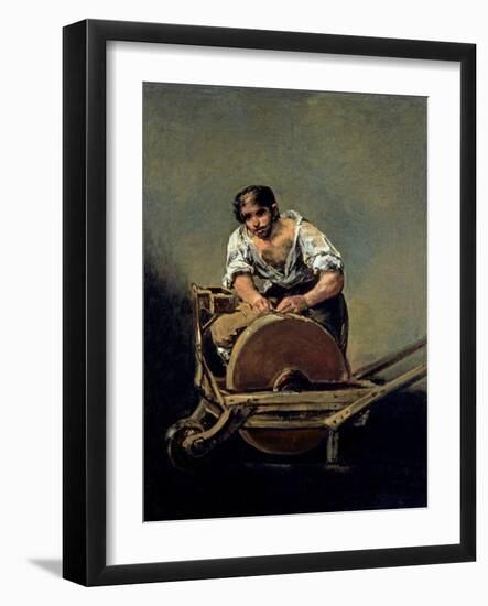 The Knife-Grinder, 1808-12-Francisco de Goya-Framed Giclee Print