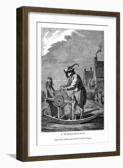 The Knife-Grinder of Teniers, C1630-1690-J Jackson-Framed Giclee Print