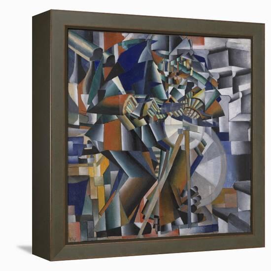 The Knife Grinder or Principle of Glittering, 1912-3-Kazimir Severinovich Malevich-Framed Premier Image Canvas