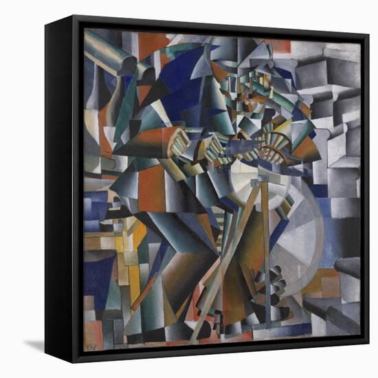 The Knife Grinder or Principle of Glittering, 1912-3-Kazimir Severinovich Malevich-Framed Premier Image Canvas